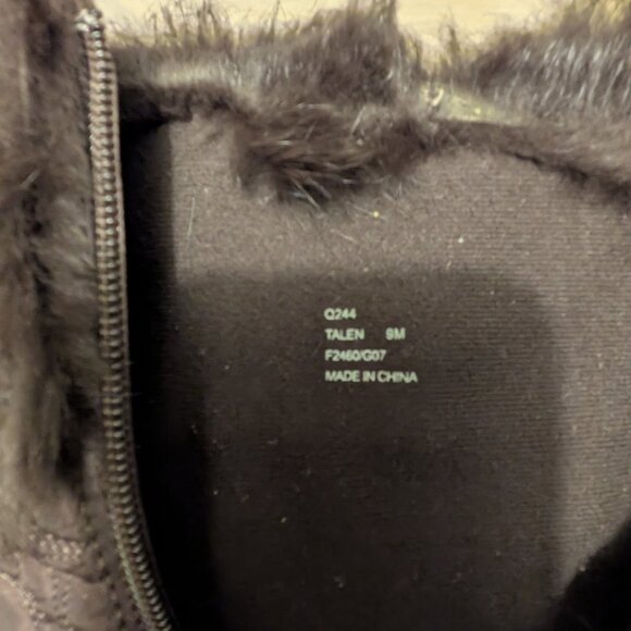 Brown Coach Suede Quilted Talon Boot - Picture 8 of 9